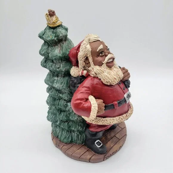 RARE John Solomon Sandridge Papa Cause Sculpture Signed By Artist 1992 Christmas - Picture 2 of 14